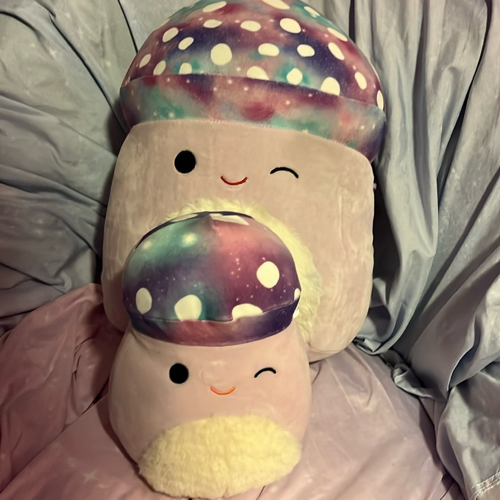 Mushroom squishmallow set